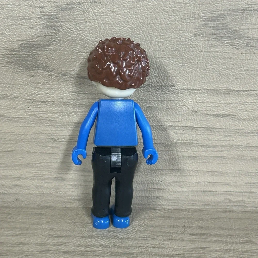 Playmobil Figure Blue Blazer White Shirt Glasses Red Tie Replacement